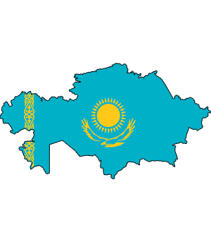 Kazakhstan Flag